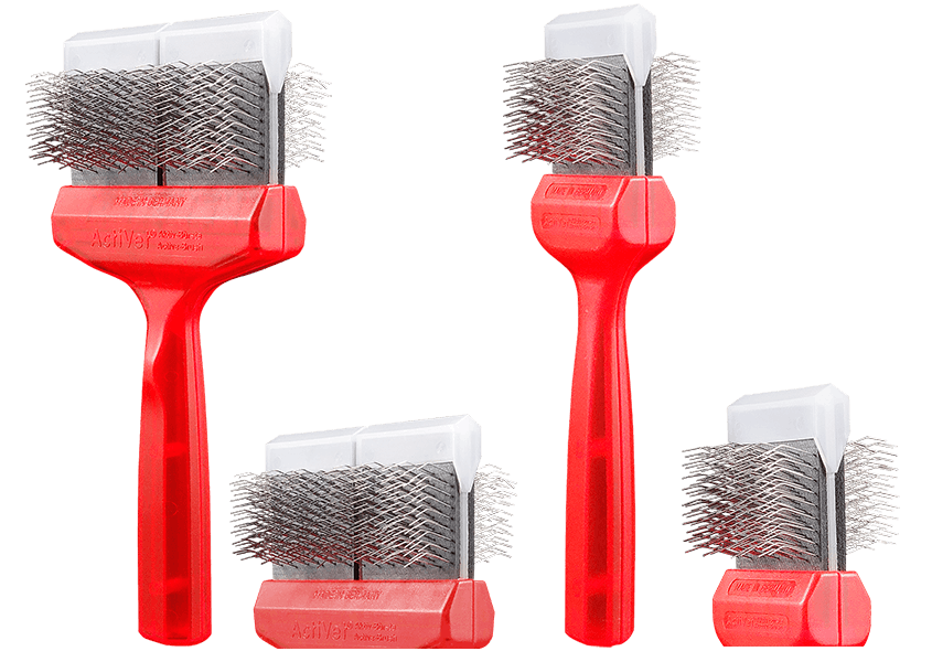 ActiVet Bürste Mat Zapper (Rot)